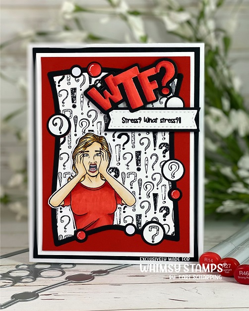 Stress? What Stress? Handcrafted Card
