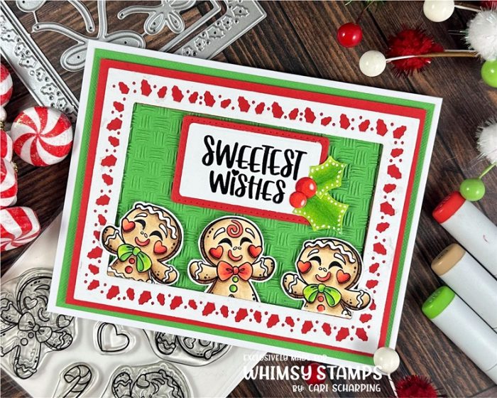 CariS_GingerbreadCouple_Outline_HollyFrame_ThatchedEmbFolder_green_628