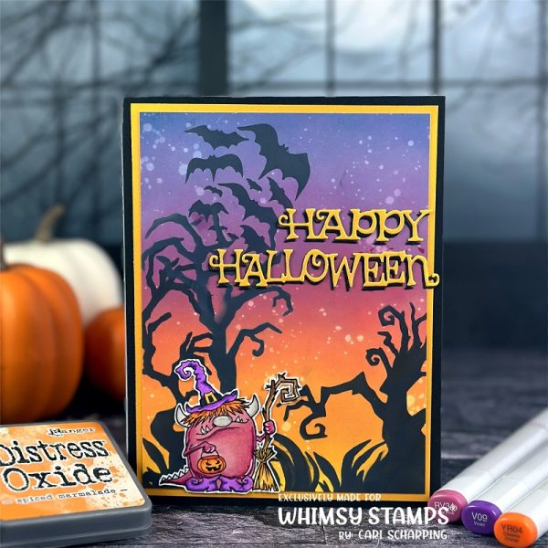 CariS_MonstersHalloween_Outlines_HalloweenTreesandGrass_HalloweenCreatures_HappyHalloween