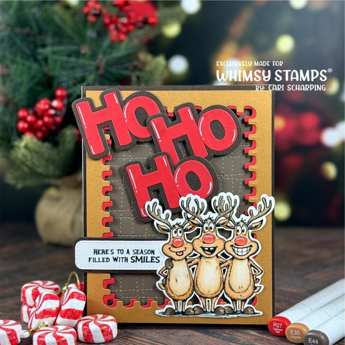 CariS_ReindeerSmiles_TweedCP_HelloWord_ExtremePostage