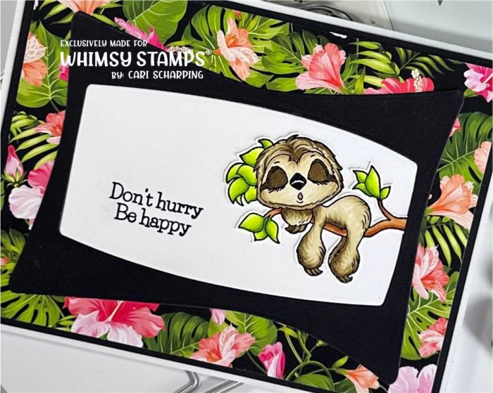 CariS_SlothMoments_RetroModDie_6x6TropicalFlowers_zoom