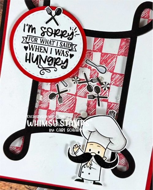 CariS_WhatsForDinner_Loppdidoos1_CheckerBdDoodles_Circles_zoom