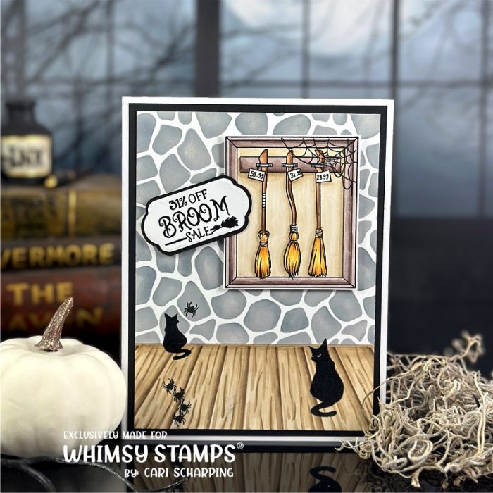 CariS_WitchBrooms_GiraffesStencil_AntiqueATCFrames CariS_WitchBrooms_GiraffesStencil_AntiqueATCFrames